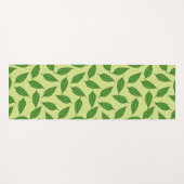 Muster der Blätter, Leaf-Muster, Frühjahrsvorschau Yogamatte (Vorderseite (Horizontal))