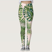 Muster der Blätter Leggings (Vorderseite)