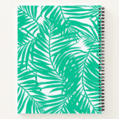 Muster der Blätter Notizblock (Rückseite)