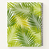 Muster der Blätter Notizblock (Rückseite)