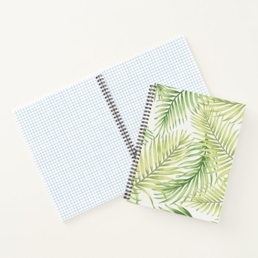 Muster der Blätter Notizblock (Innenseite)