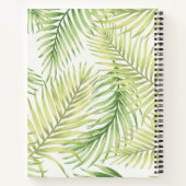 Muster der Blätter Notizblock (Rückseite)