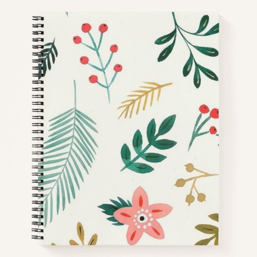 Muster der Blätter Notizblock (Vorderseite)