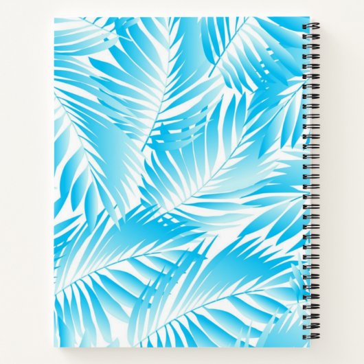 Muster der Blätter Notizblock (Rückseite)