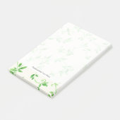 Muster der Blätter Post-it Klebezettel (angewinkelt)