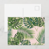 Muster der Blätter Postkarte (Vorne/Hinten)