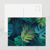 Muster der Blätter Postkarte (Vorne/Hinten)