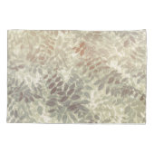 Muster der Blätter| San Juan Islands, WA Kissenbezug (Rückseite-Links)