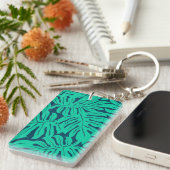 Muster der Blätter Schlüsselanhänger (Vorderseite rechts)