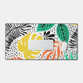 Muster der Blätter Schreibtischunterlage (Tastatur & Maus)