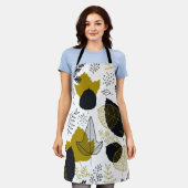 Muster der Blätter Schürze (Getragen)