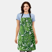 Muster der Blätter Schürze (Getragen)