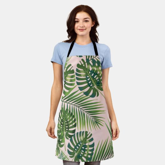 Muster der Blätter Schürze (Getragen)