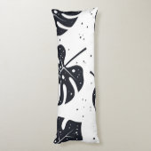 Muster der Blätter Seitenschläferkissen (Rückseite (Vertikal))