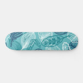 Muster der Blätter Skateboard (Horizontal)