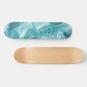 Muster der Blätter Skateboard (Horizontal)