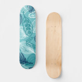 Muster der Blätter Skateboard (Vorderseite)