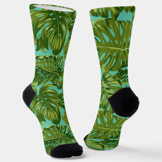 Muster der Blätter Socken (Gewinkelt)