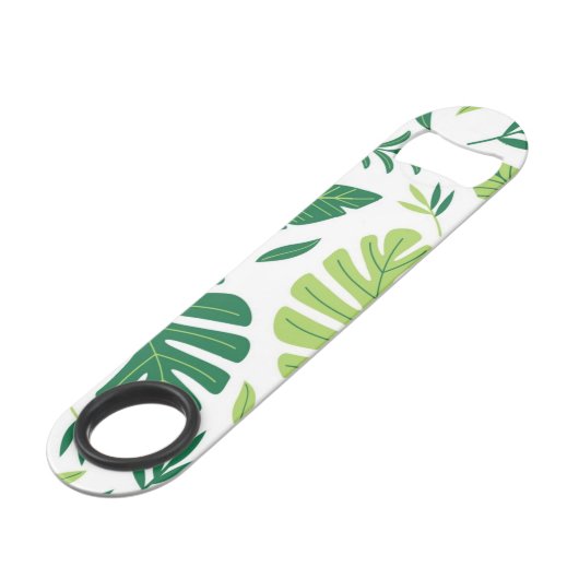 Muster der Blätter Speed Flaschenöffner (Vorderseite Schrägansicht)