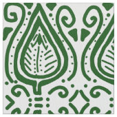 Muster der Blätter Stoff (Nahaufnahme)