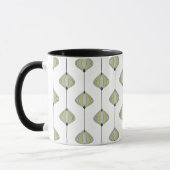 Muster der Blätter Tasse (Links)
