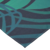 Muster der Blätter Tischdecke (Schrägansicht)