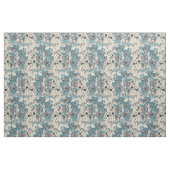 Muster der blauen Blume Stoff (Yard (91,4 cm))