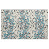 Muster der blauen Blume Stoff (Fat Quarter (45,7 x 55,9 cm))