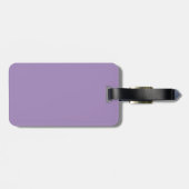 Muster der Blauen Blumen für Violet Gepäckanhänger (Rückseite horizontal)