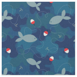 Muster der blauen Camouflage Stoff