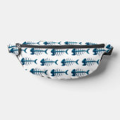 Muster der Blauen Fischknochen Bauchtasche (Ablage )