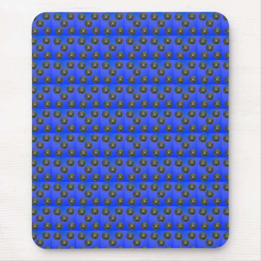 Muster der Blauen Rasenbögen, Mousepad (Vorne)
