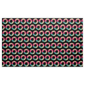 Muster der Blende - Farben auf schwarz Stoff (Yard (91,4 cm))