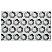 Muster der Blende - Farbtöne auf Weiß Stoff (Fat Quarter (45,7 x 55,9 cm))