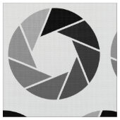 Muster der Blende - Farbtöne auf Weiß Stoff (Nahaufnahme)