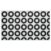 Muster der Blende - Schwarz Stoff (Fat Quarter (45,7 x 55,9 cm))