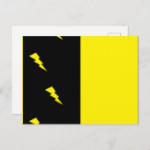 Muster der Blitzschrauben Postkarte (Vorne/Hinten)