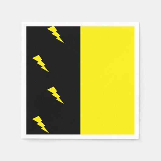 Muster der Blitzschrauben Serviette (Vorderseite)