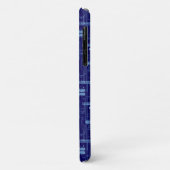 Muster der Blue Circuit-Karte Case-Mate iPhone Hülle (Hinten/Links)