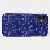 Muster der Blue Circuit-Karte Case-Mate iPhone Hülle (Rückseite (Horizontal))