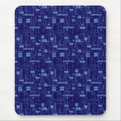 Muster der Blue Circuit-Karte Mousepad (Vorne)