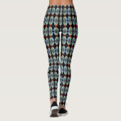 Muster der blühenden Kaktus Leggings (Rückseite)