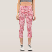 Muster der Blume 14 Capri Leggings (Vorderseite)