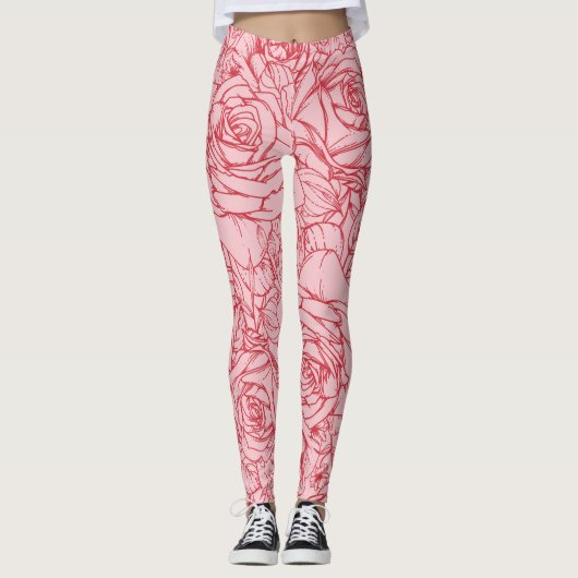 Muster der Blume 14 Leggings (Vorderseite)