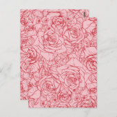 Muster der Blume 14 Postkarte (Vorne/Hinten)