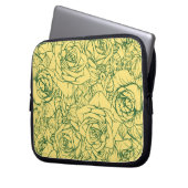 Muster der Blume 15 Laptopschutzhülle (Vorderseite Links)