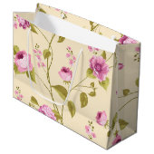 Muster der Blume 16 Große Geschenktüte (Vorderseite Schrägansicht)