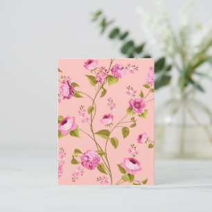 Muster der Blume 17 Feiertagspostkarte