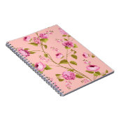 Muster der Blume 17 Notizblock (Rechte Seite)