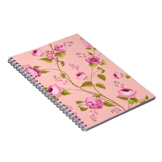 Muster der Blume 17 Notizblock (Rechte Seite)